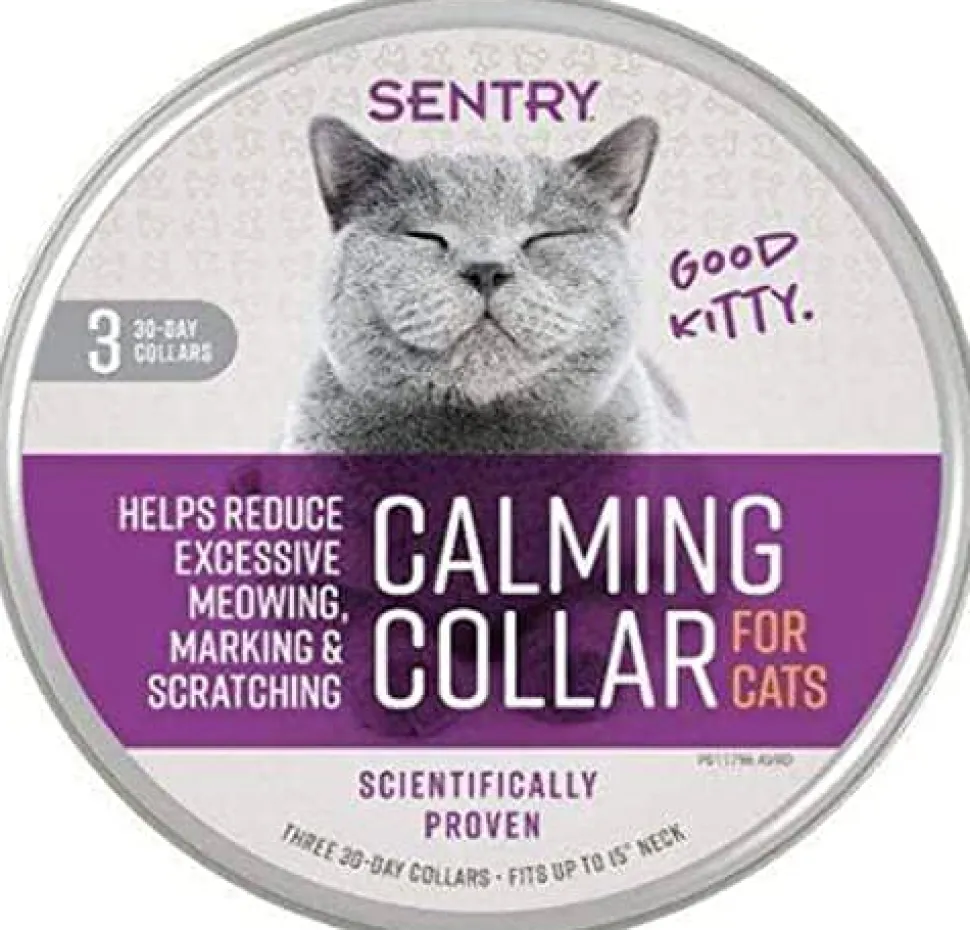 Sentry 30 Day Calming Collar for Cats - Lavender/Chamom - 3 Pack