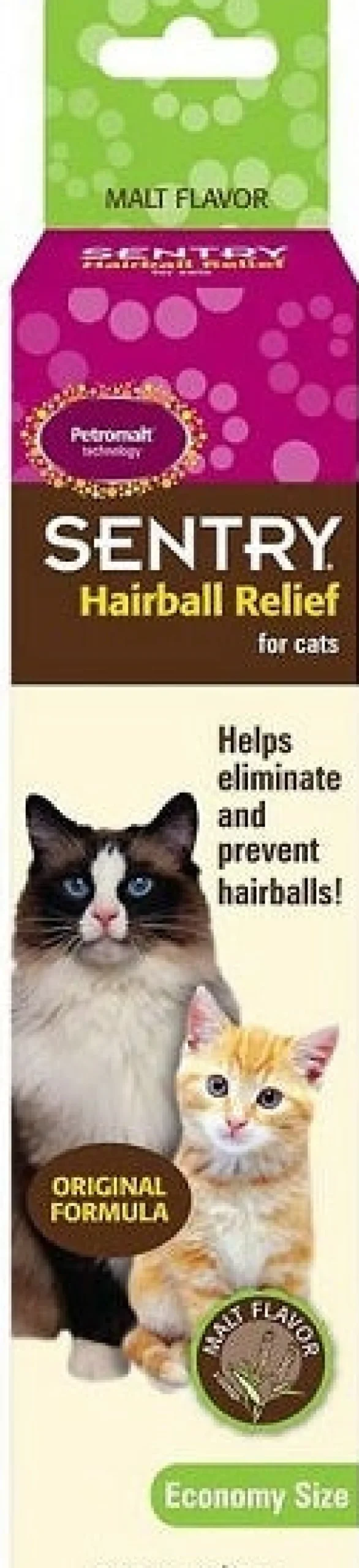 SENTRY Malt Flavor Hairball Treatment for Cats