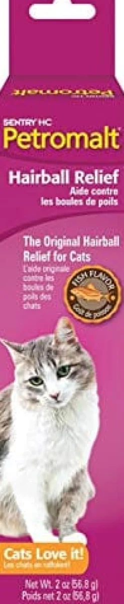 Sentry Petromalt Hairball Relief for Cats - Fish - 2 Oz