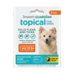Sergeant's Guardian Flea & Tick Topical for Dogs 3 Count