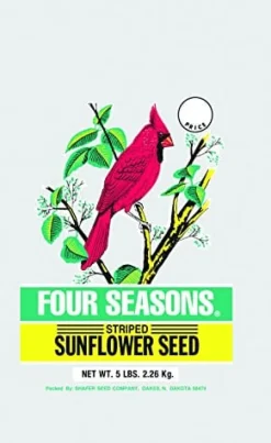 Shafer Striped Sunflower Wild Bird Food - 5 Lbs - 6 Pack