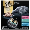 Sheba Perfect Portions CIG Salmon/tuna, Whitefish & Tuna Twin Multi-Pack Wet Cat Food - 2.65 oz - Case of 24