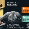 Sheba Perfect Portions Mixed Cuts Chicken/Tuna Twin Multi-Pack Wet Cat Food - 2.65 oz - Case of 12