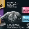 Sheba Perfect Portions Pate Seafood Diet Twin Multi-Pack Wet Cat Food - 2.65 oz - Case of 24