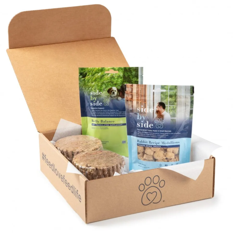 Side by Side Cooling Starter Pack Freeze Dried Dog Food