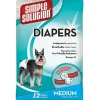 Simple Solution Disposable Dog Diapers - Small - 12 Pack
