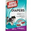Simple Solution Disposable Dog Diapers - Large - 12 Pack