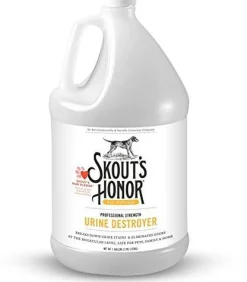 Skout's Honor Cat and Dog Urine Destroyer Stain and Odor Remover - 128 oz Jug