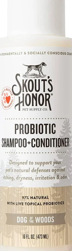Skout's Honor Dog of the Woods Dog Shampoo and Conditioner - 16 Oz Bottle