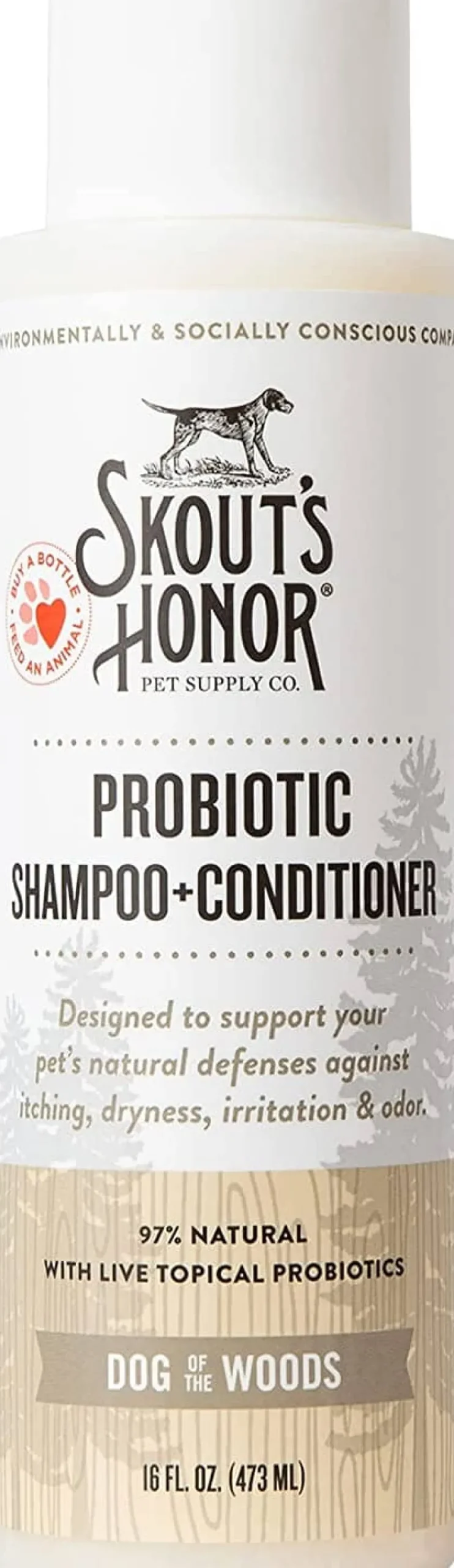 Skout's Honor Dog of the Woods Dog Shampoo and Conditioner - 16 Oz Bottle