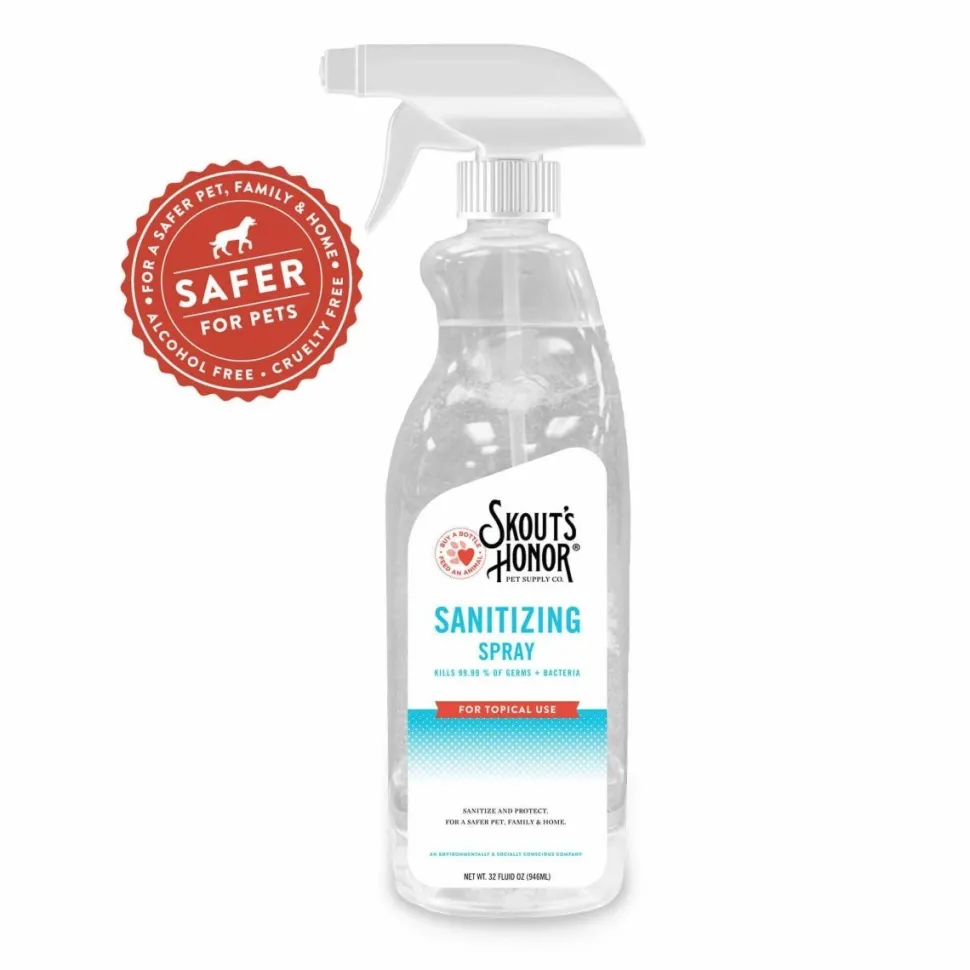 Skout's Honor Pet Sanitizing Spray - 32 oz Bottle