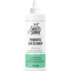 Skout's Honor Probiotic Wellness Ear Cleaner for Dogs and Cats - 4 oz Bottle