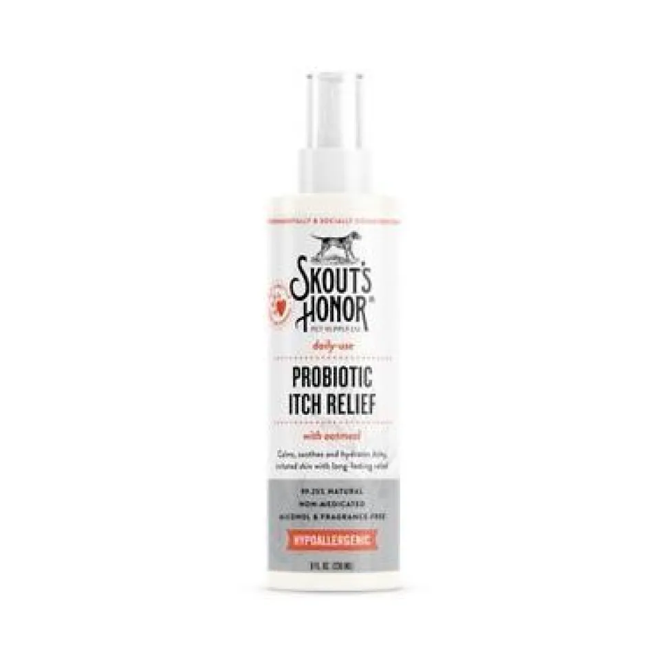 Skout's Honor Probiotic Wellness Anti-Itch Spray for Dogs and Cats - 8 oz Bottle