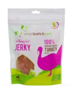 Small Batch Grain-Free Dog Jerky Treats Turkey - 4 Oz