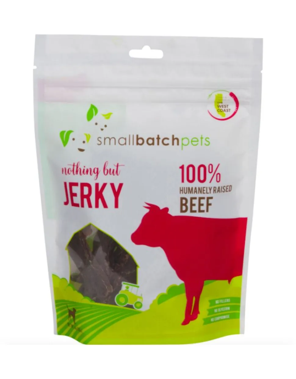 Small Batch Grain-Free Dog Jerky Treats Beef - 4 Oz