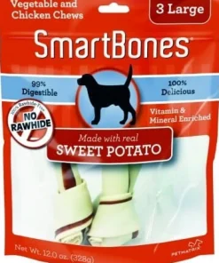 Smartbones Dog Dental and Hard Chews - Sweet Potato - Large - 3 Pack