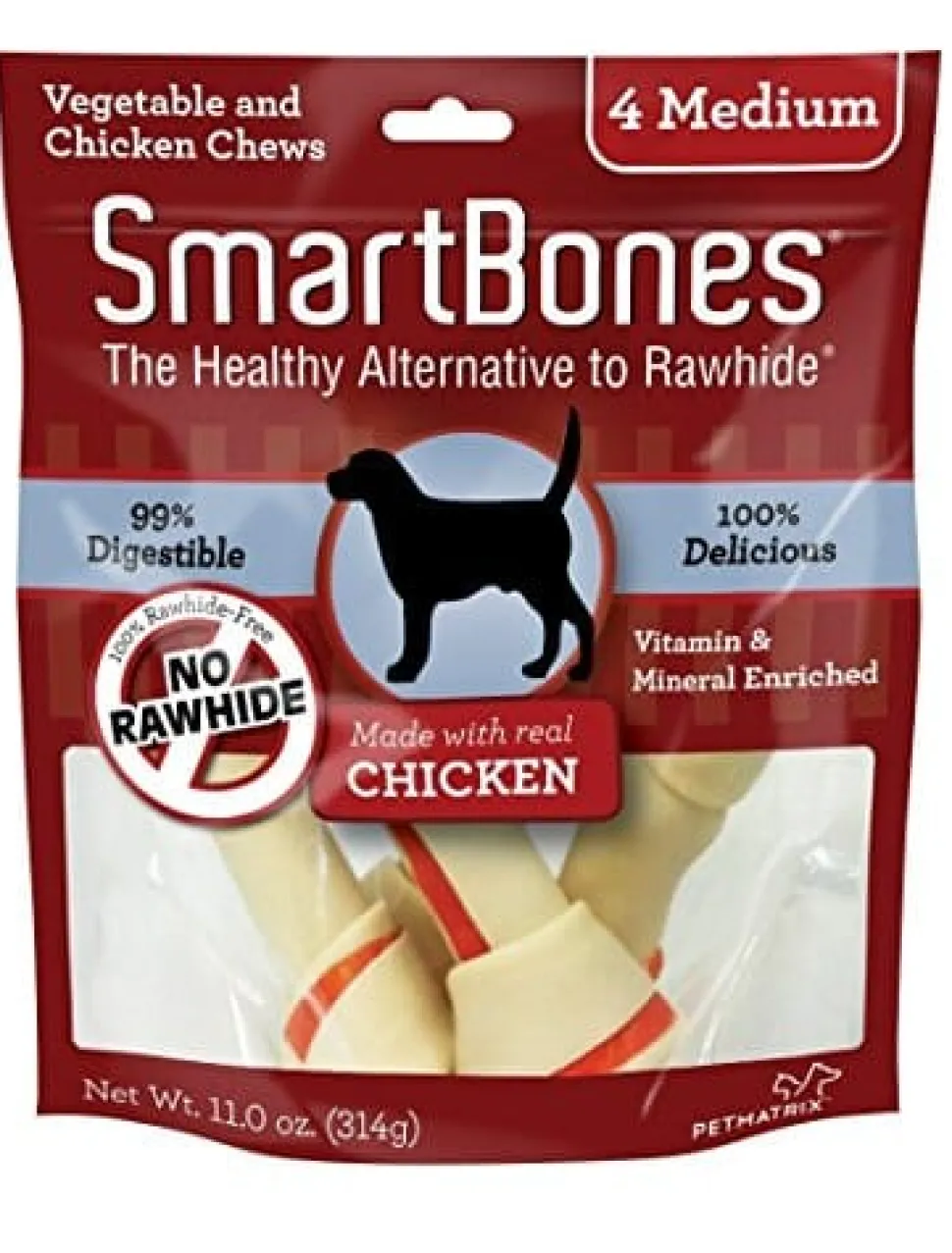 Smartbones Dog Dental and Hard Chews - Chicken - Medium - 4 Pack