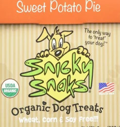 Snicky Snaks Organic Sweet Potato Pie Dog Biscuits - 12 lbs
