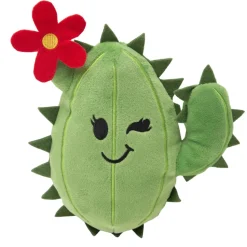 Snugarooz Baby Chloe Catcus Squeak and Crinkle Plush Dog Toy - Large - 8" Inches