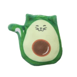 Snugarooz Kitty AvoCato Crinkle and Plush Catnip Cat Toy - 6" Inches