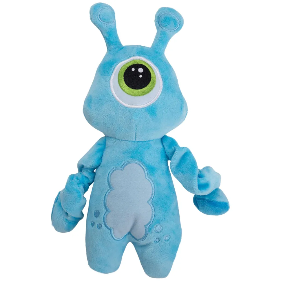 Snugarooz Luna The Alien Squeak and Crinkle Plush Dog Toy
