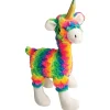 Snugarooz Mamma of All Llama Rainbow Squeak and Crinkle Plush Dog Toy - 15" Inches