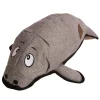 Snugarooz Murray The Manatee Squeak and Crinkle Plush Dog Toy with inner Spike Rubber Ball - 21" Inches