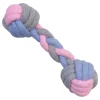 Snugarooz Pastel Knots Bone-Shaped Rope and Fetch Dog Toy