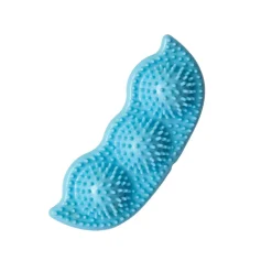 Snugarooz Pea Pods Dental Textured TPR Rubber Puppy Dog Toy - Blue - 5" Inches