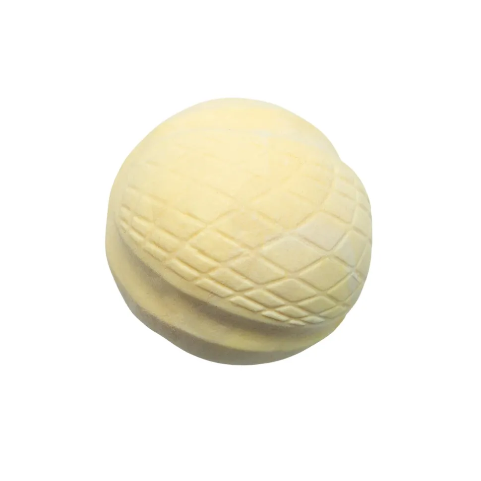 Snugarooz Sky Bounce Ballz Fetch and Toss Ball Dog Toy - Yellow - 3" Inches