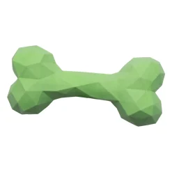 Snugarooz Snugz Craft Tough Chewing Durable Rubber Dog Toy - Green - 6.5" Inches