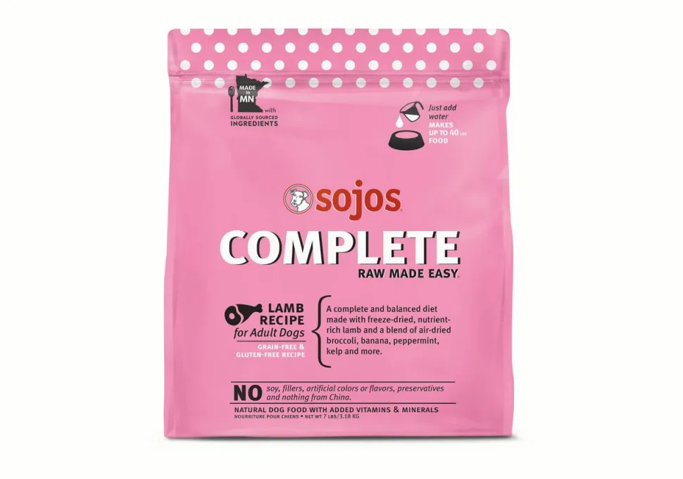 Sojos Freeze-Dried Dog Food Complete Adult Lamb - 7 lbs