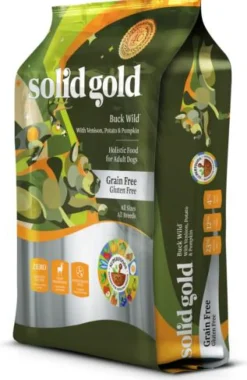 Solid Gold Buck Wild Holistic Grain-Free Venison Potato and Pumpkin Dry Dog Food - 4 Lbs