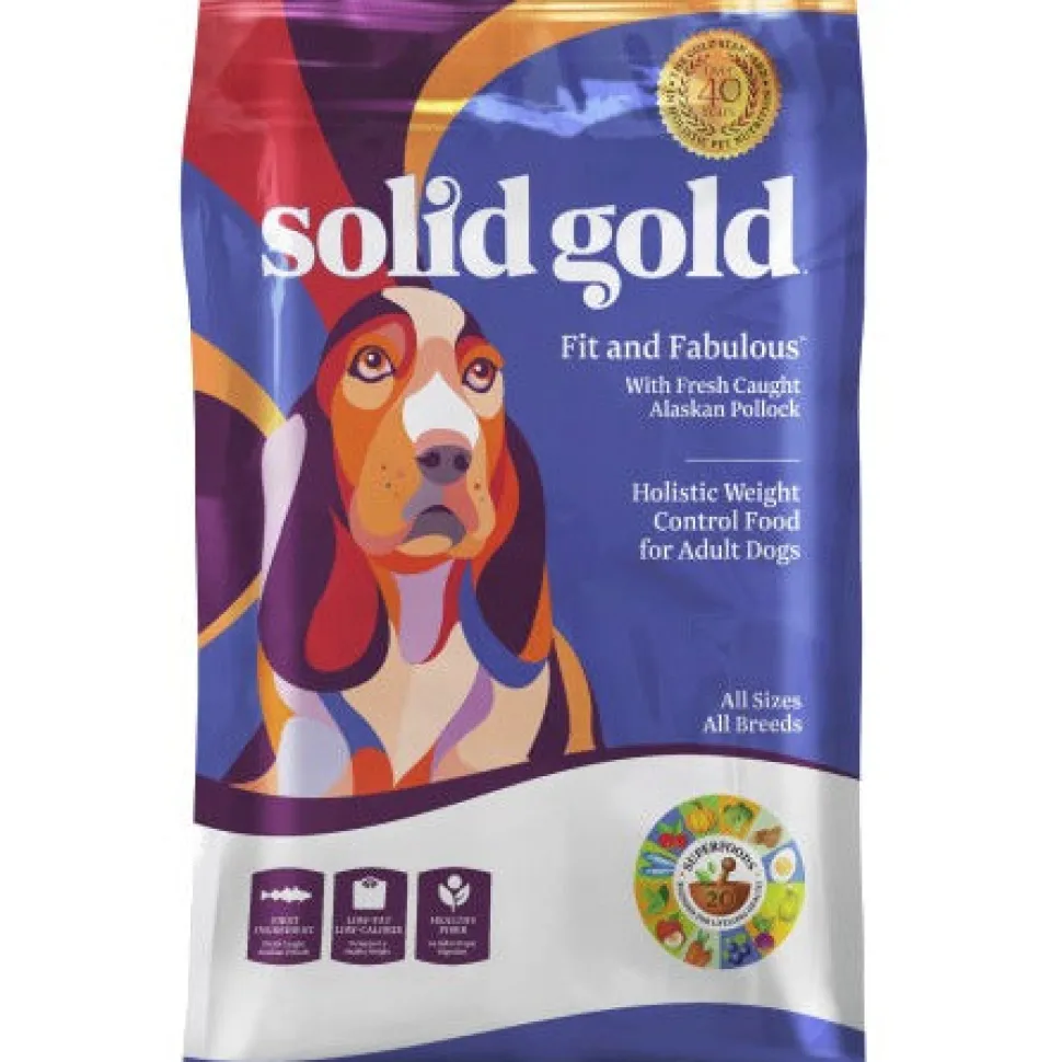 Solid Gold Fit and Fabulous Wild Alaskan Pollock Adult Dry Dog Food - 4 Lbs