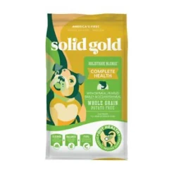 Solid Gold Holistique Blendz Whole Grain Oatmeal Barley and Oceanfish Adult Dry Dog Food - 24 Lbs