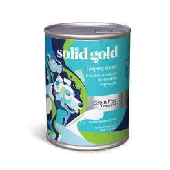 Solid Gold Leaping Waters Grain-Free Chicken Salmon and Vegetables Adult Canned Dog Food - 13.2 Oz - Case of 6