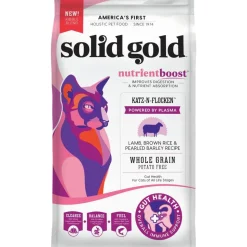 Solid Gold NutrientBoost Katz-N-Flocken with Lamb, Brown Rice & Pearled Barley Dry Cat Food