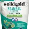 Solid Gold SeaMeal Squeeze Squeezable Mousse Chicken and Tuna with Gravy Cat Treats - Assorted Pack - 2 Oz - Case of 24