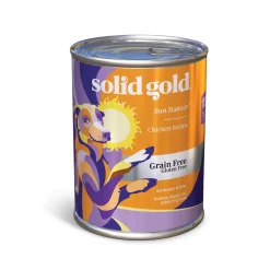 Solid Gold Sun Dancer Grain-Free High-Protein Chicken Canned Dog Food - 13.2 Oz - Case of 6