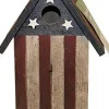 Songbird Essentials Americana Bird House - Red/White/Blue - 12 X 4.5 X 5.8 In