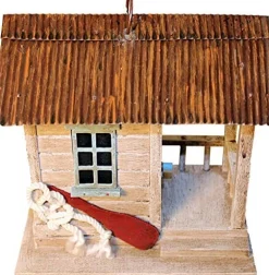 Songbird Essentials Boat Shack Bird House - Brown/Tan - 5.75 X 7.75 X 7.5 I