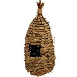 Songbird Essentials Hanging Grass Roosting Pocket Teardrop - 12 In