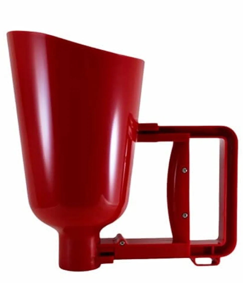 Songbird Essentials Quick Release Seed Scoop Wild Bird Accessories - Red - 4 Cup Cap