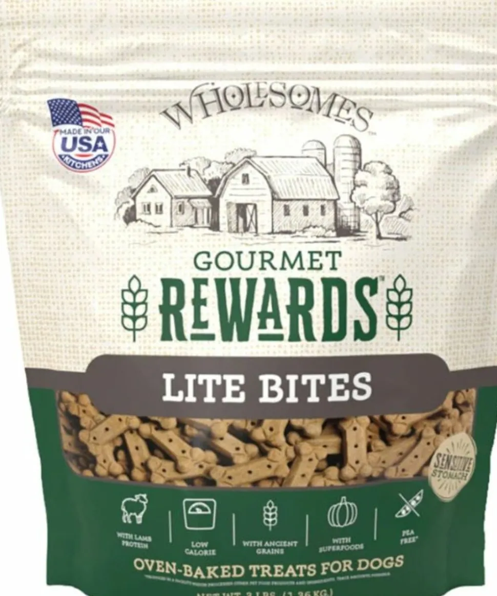 Sportmix Wholesomes Small Dog Biscuits Lite Bites - 3 lbs