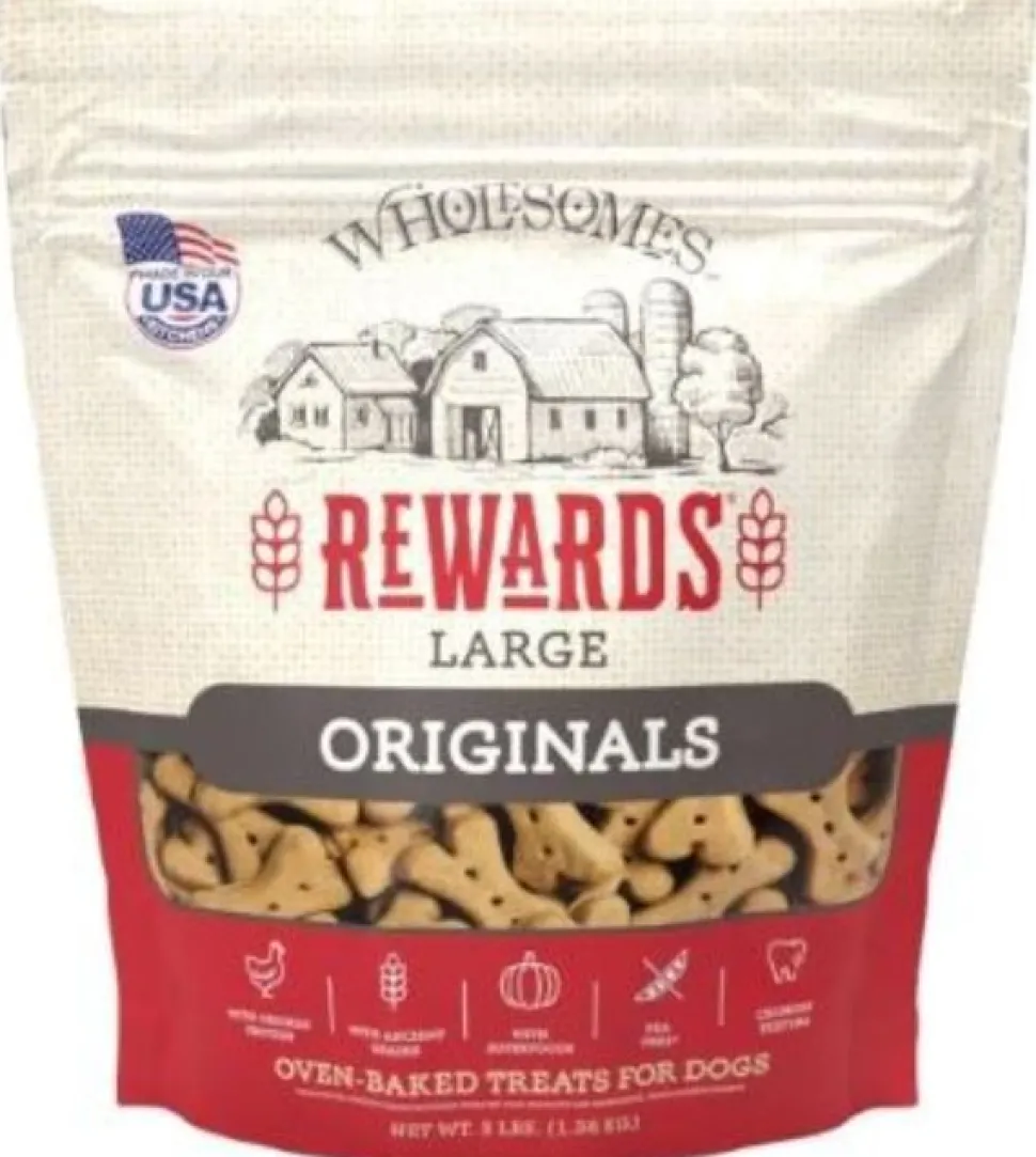 Sportmix Wholesomes Small Dog Biscuits - Large Original - 3 lbs