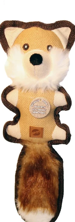 SPOT Ethical Dura-Fused Hemp Friends Assorted Nylon Plush Dog Toys - 18" Inch