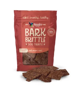 Spunky Pup Bark Brittle Limited Ingredient Salmon Crispy and Crunchy Dog Treats - 3 Oz