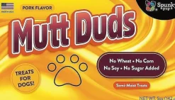 Spunky Pup Mutt Duds Pork Flavored Soft and Chewy Dog Treats - 5 Oz