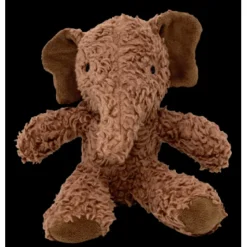 Spunky Pup Organic Cotton Elephant Squeak and Plush Dog Toy - Small