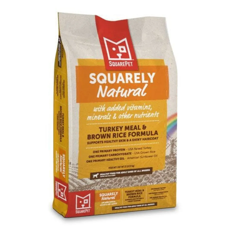 SquarePet Squarely Natural Canine Turkey Meal & Brown Rice Dry Dog Food